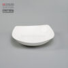 Đĩa vuông sâu lòng trắng sứ cao cấp Hàn Quốc Hankook 17,6cm MIB-0003