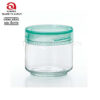 Lọ đựng thủy tinh 0.5 lít xanh, nắp nhựa kháng khuẩn Nhật Bản Aderia M-6626