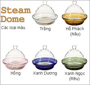 Noi hap cach thuy cao cap Nhat Ban Ishizuka Aderia Steam dome 2