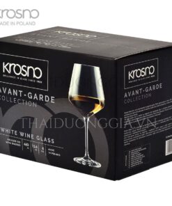 Bộ 6 ly vang trắng pha lê Chardonnay 460ml Ba Lan Krosno-791067