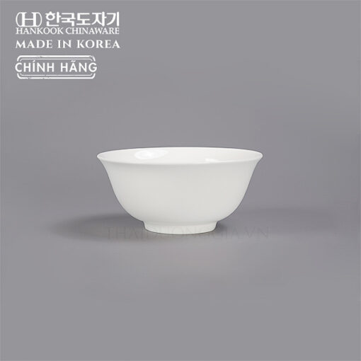 Bát ăn mỳ sứ trắng cao cấp Hàn Quốc 15cm Hankook HOB-0054